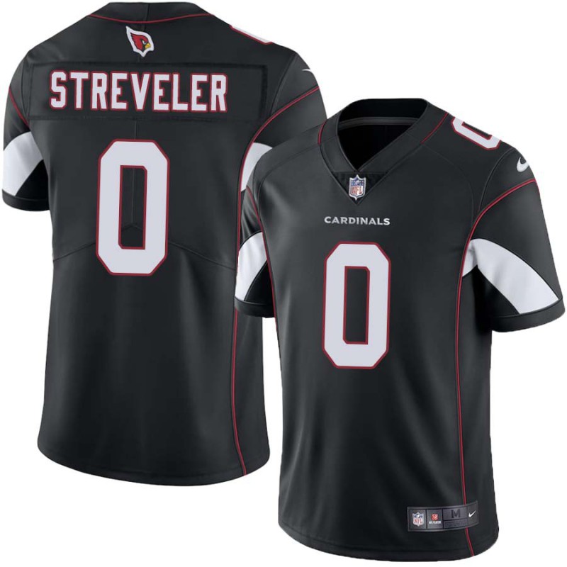 Cardinals #0 Chris Streveler Stitched Black Jersey