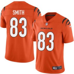 Bengals #83 Kendal Smith Sewn On Orange Jersey