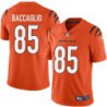 Bengals #85 Marty Baccaglio Sewn On Orange Jersey