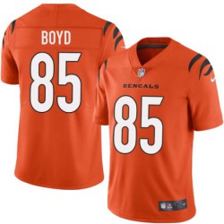 Bengals #85 LaVell Boyd Sewn On Orange Jersey