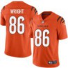 Bengals #86 James Wright Sewn On Orange Jersey