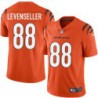 Bengals #88 Mike Levenseller Sewn On Orange Jersey