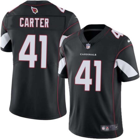 Cardinals #41 Carl Carter Stitched Black Jersey