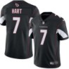 Cardinals #7 Jim Hart Stitched Black Jersey