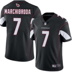 Cardinals #7 Ted Marchibroda Stitched Black Jersey