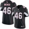 Cardinals #46 Aaron Brewer Stitched Black Jersey