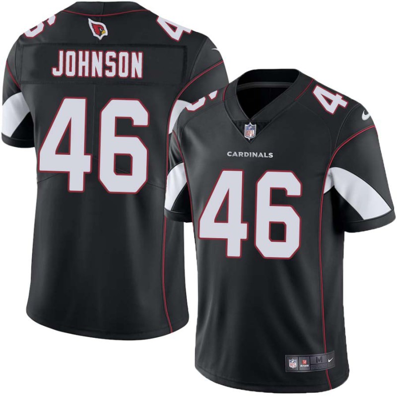 Cardinals #46 Charles Johnson Stitched Black Jersey