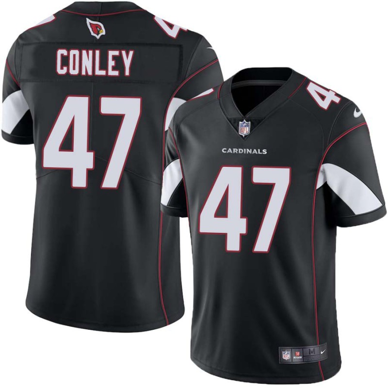 Cardinals #47 Steve Conley Stitched Black Jersey