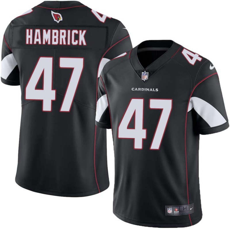 Cardinals #47 Troy Hambrick Stitched Black Jersey