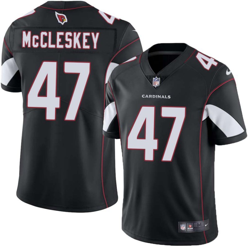 Cardinals #47 J.J. McCleskey Stitched Black Jersey