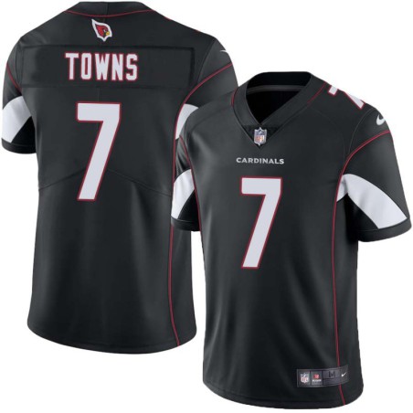 Cardinals #7 Bobby Towns Stitched Black Jersey