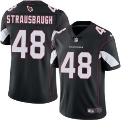 Cardinals #48 Jimmy Strausbaugh Stitched Black Jersey