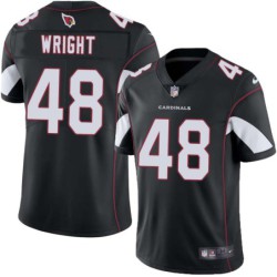 Cardinals #48 Charles Wright Stitched Black Jersey