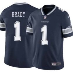 Cowboys #1 Kerry Brady Vapor Limited Jersey -Navy