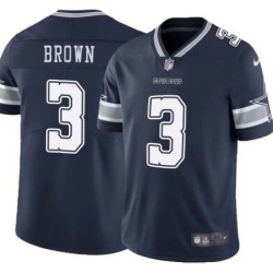 Cowboys #3 Anthony Brown Vapor Limited Jersey -Navy