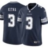 Cowboys #3 Jon Kitna Vapor Limited Jersey -Navy