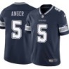 Cowboys #5 Bryan Anger Vapor Limited Jersey -Navy