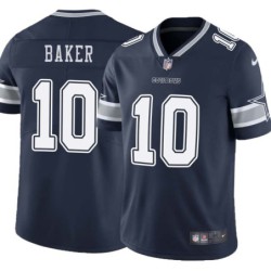 Cowboys #10 Jon Baker Vapor Limited Jersey -Navy