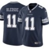 Cowboys #11 Drew Bledsoe Vapor Limited Jersey -Navy