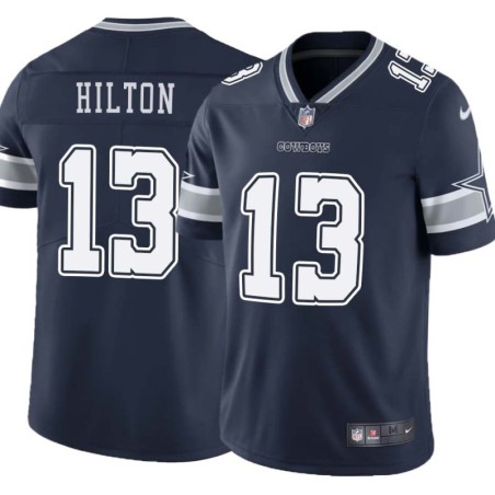 Cowboys #13 T.Y. Hilton Vapor Limited Jersey -Navy