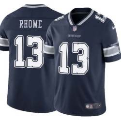 Cowboys #13 Jerry Rhome Vapor Limited Jersey -Navy