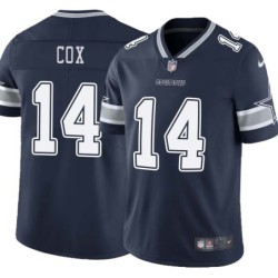 Cowboys #14 Jabril Cox Vapor Limited Jersey -Navy