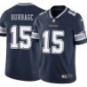 Cowboys #15 Cornell Burbage Vapor Limited Jersey -Navy