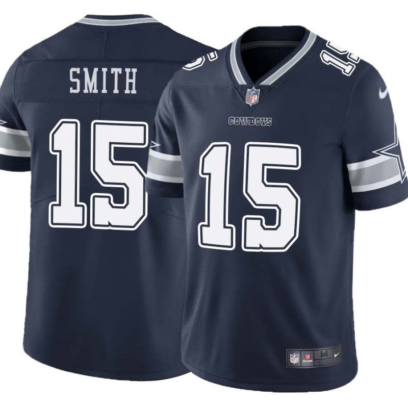 Cowboys #15 Devin Smith Vapor Limited Jersey -Navy