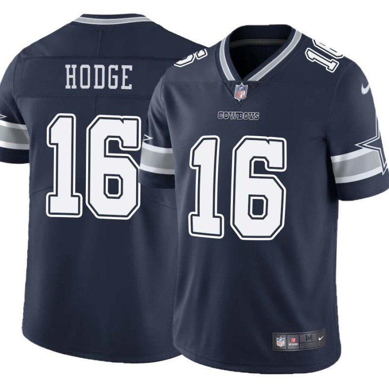 Cowboys #16 Damon Hodge Vapor Limited Jersey -Navy