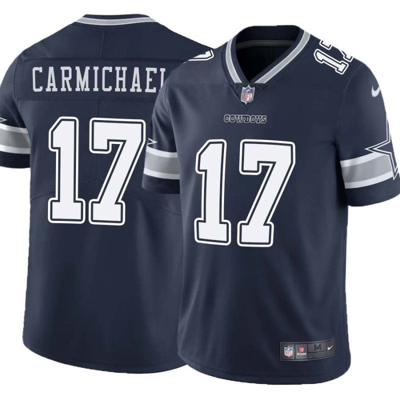 Cowboys #17 Harold Carmichael Vapor Limited Jersey -Navy