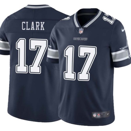 Cowboys #17 Mike Clark Vapor Limited Jersey -Navy