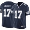 Cowboys #17 Jason Garrett Vapor Limited Jersey -Navy