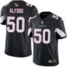 Cardinals #50 Mike Alford Stitched Black Jersey