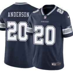 Cowboys #20 Richie Anderson Vapor Limited Jersey -Navy