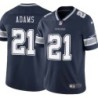 Cowboys #21 David Adams Vapor Limited Jersey -Navy