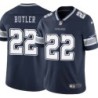 Cowboys #22 Bill Butler Vapor Limited Jersey -Navy