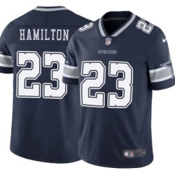 Cowboys #23 Jakar Hamilton Vapor Limited Jersey -Navy