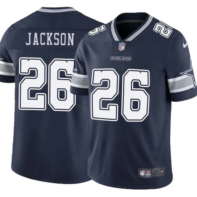 Cowboys #26 Darius Jackson Vapor Limited Jersey -Navy