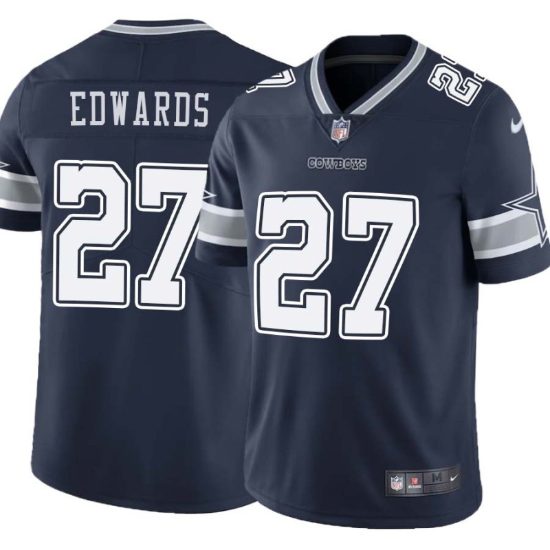 Cowboys #27 Mario Edwards Vapor Limited Jersey -Navy