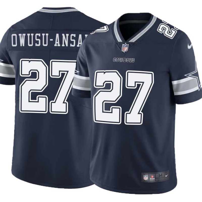 Cowboys #27 Akwasi Owusu-Ansah Vapor Limited Jersey -Navy