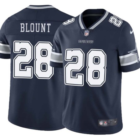 Cowboys #28 Alvin Blount Vapor Limited Jersey -Navy