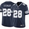 Cowboys #28 Curtis Stewart Vapor Limited Jersey -Navy