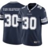 Cowboys #30 Dick Van Raaphorst Vapor Limited Jersey -Navy