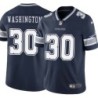 Cowboys #30 Chauncey Washington Vapor Limited Jersey -Navy