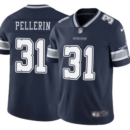 Cowboys #31 Micah Pellerin Vapor Limited Jersey -Navy