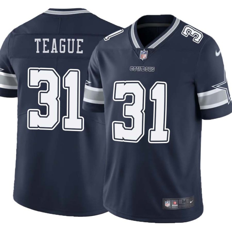 Cowboys #31 George Teague Vapor Limited Jersey -Navy