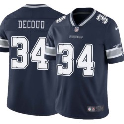 Cowboys #34 Treston Decoud Vapor Limited Jersey -Navy