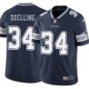 Cowboys #34 Fred Doelling Vapor Limited Jersey -Navy