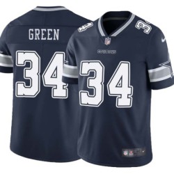 Cowboys #34 Cornell Green Vapor Limited Jersey -Navy