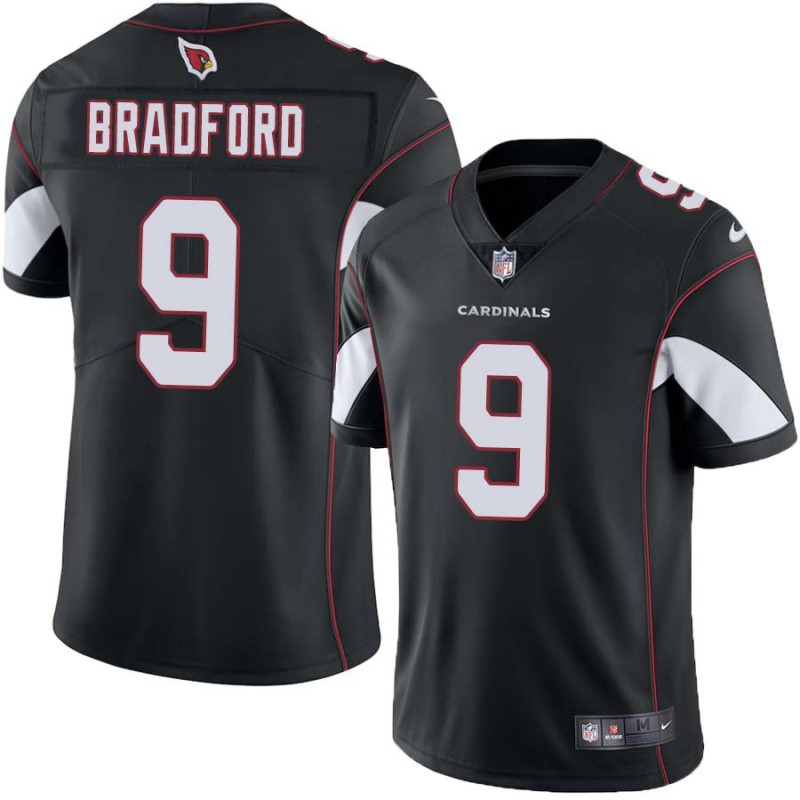 Cardinals #9 Sam Bradford Stitched Black Jersey